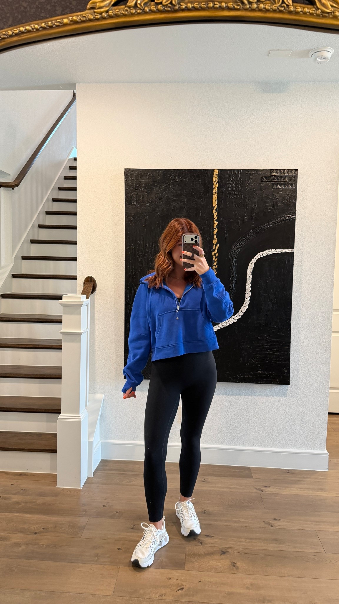 basketball mom outfit of the day! Wearing a medium in everything & I added the Amazon version of my quarter zip bc I don’t think they have this blue at lululemon anymore 

#LTKmomlife #LTKActive #LTKootd