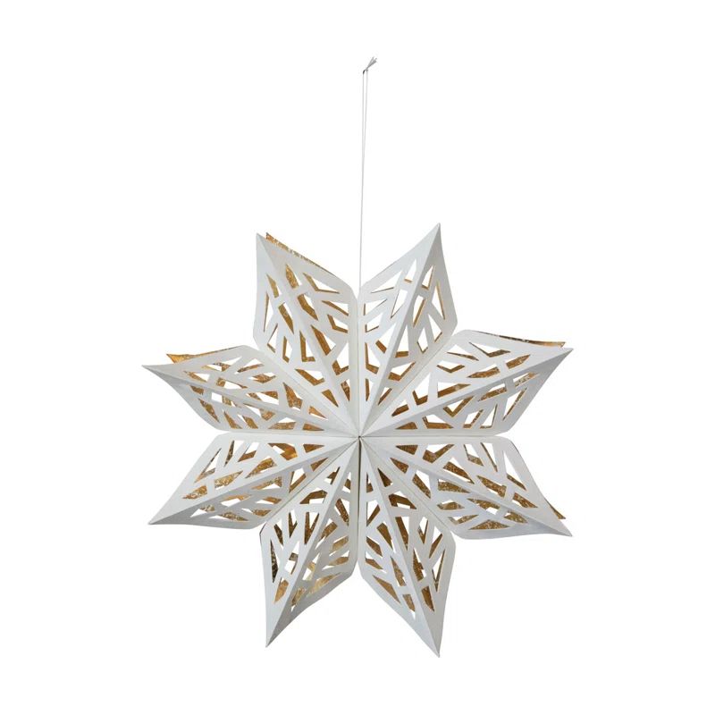12" Paper Snowflake Ornament | Wayfair North America