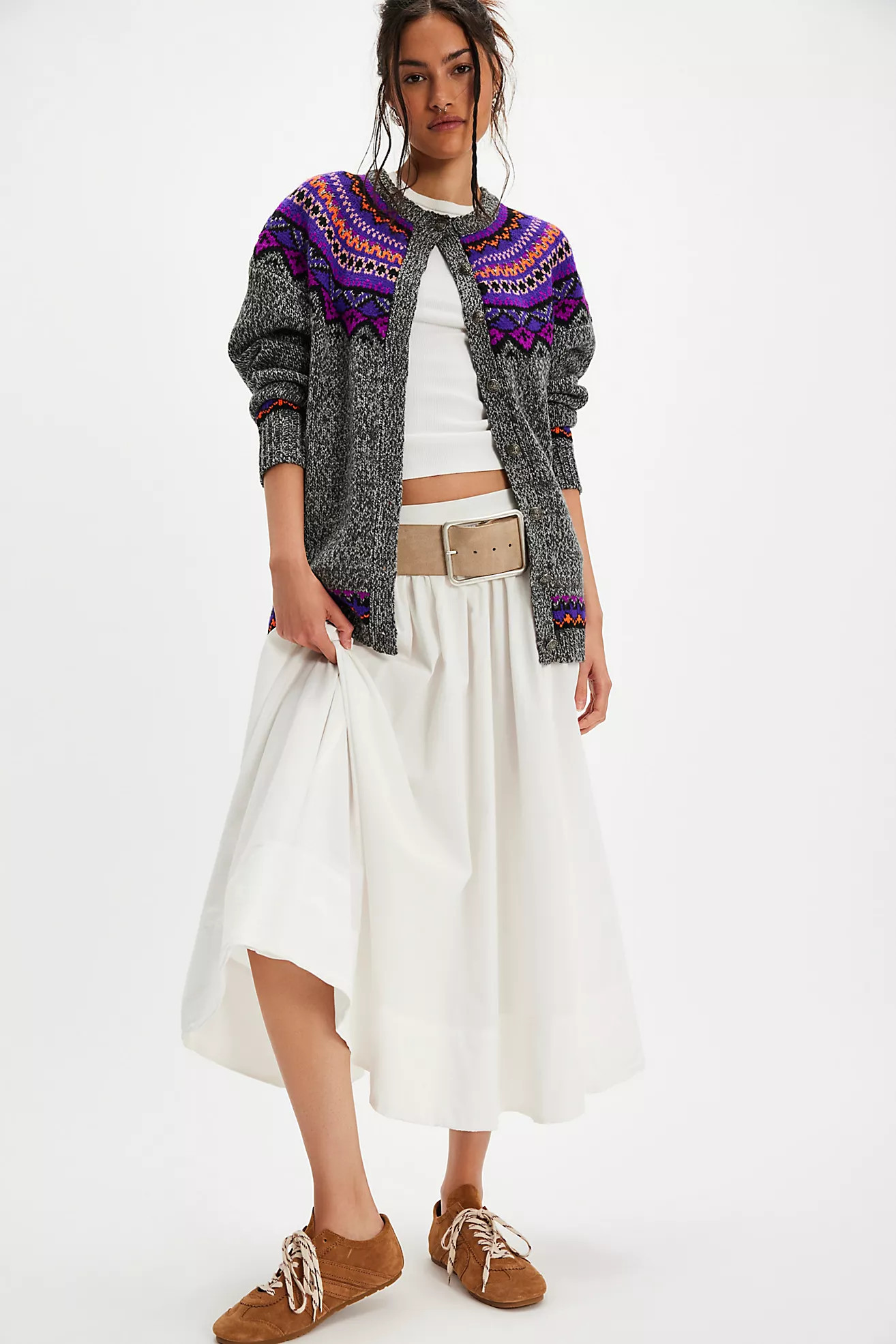 Anna Sui Fair Isle Cardigan | Free People (Global - UK&FR Excluded)