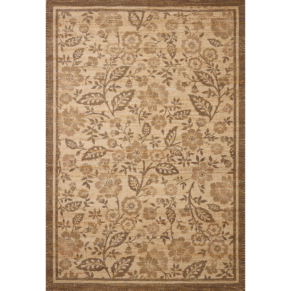Chris Loves Julia x Loloi Rue Bark / Mocha Area Rug | Wayfair North America