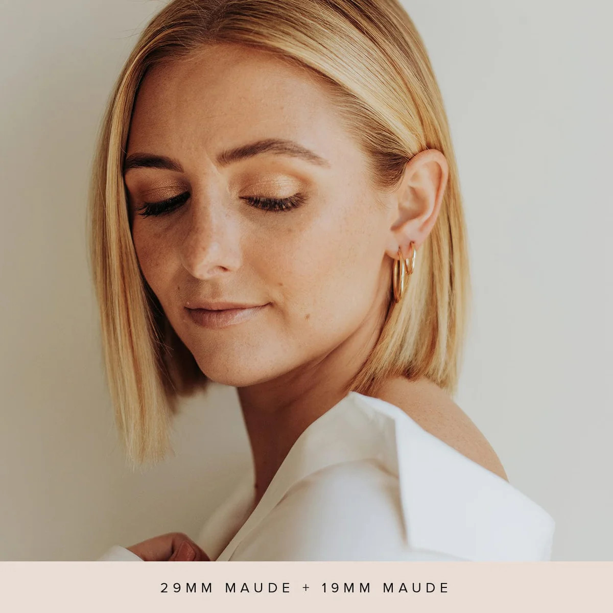 Made By Mary Maude Hoop Earrings | Bold Yet Minimal, Lightweight | Made by Mary (US)