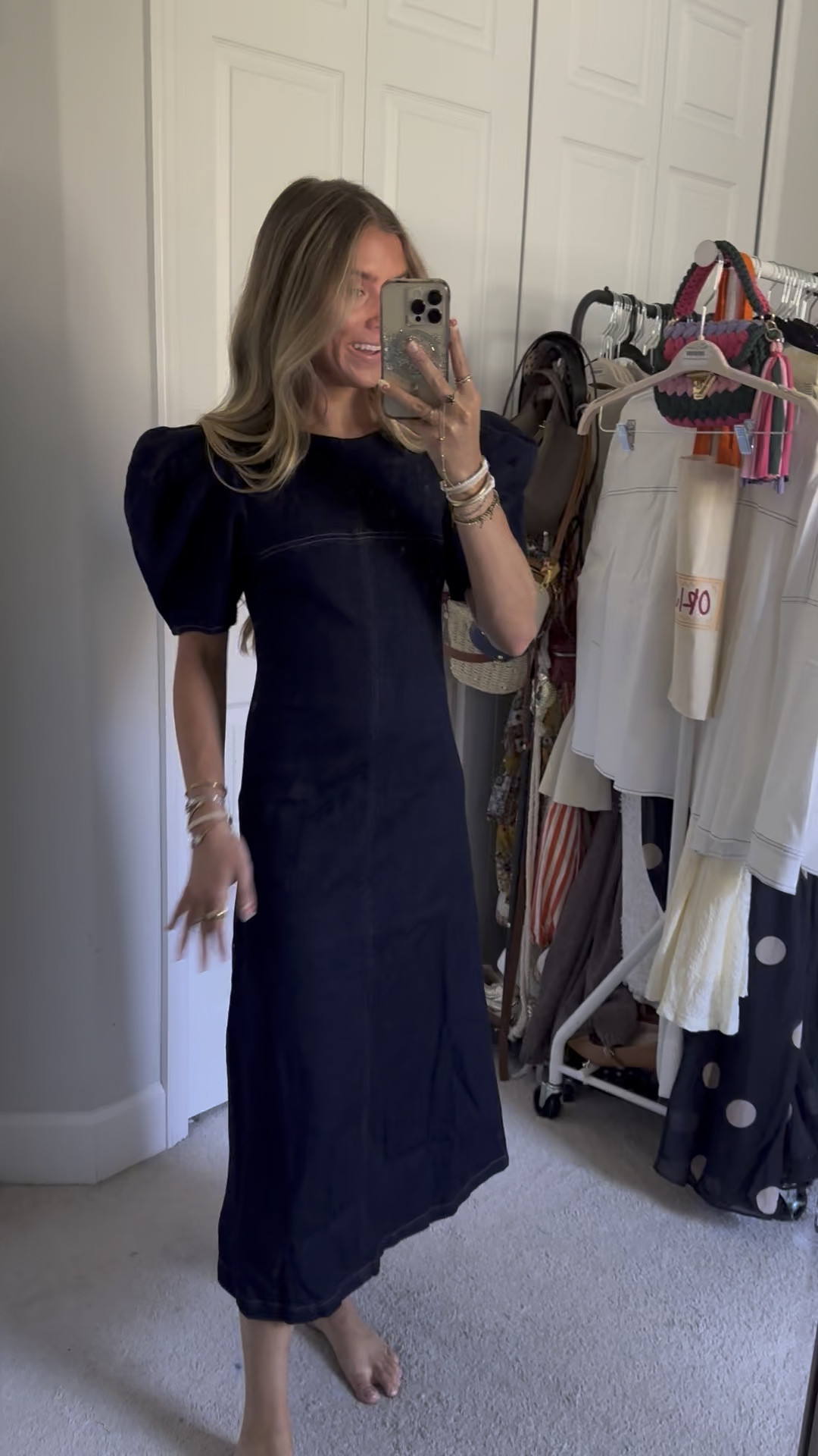 Campbell Denim Dress in dark wash. Denim Dress in size XS!  @bohme my code is 20SLOANEV! Details: The Campbell Denim Dress in Dark Wash is back and ready to be your favorite midi. We love this dress and just how cute and classy it can be. We recommend accessorizing with some gold jewelry and some simple heels-- let the dress work its own magic!

#bohme #bohmehaul #haul #tryonhaul #tryon #tryonwithme #shoppinghaul #dresseshaul #dresseshaultryon #dresstok #maxidress #dresses #dressshopping #dressstyle #bohmeclothes

#LTKFindsUnder100 #LTKSaleAlert #LTKStyleTip