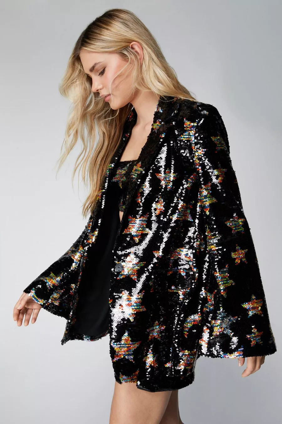 Premium Star Sequin Blazer | Nasty Gal US