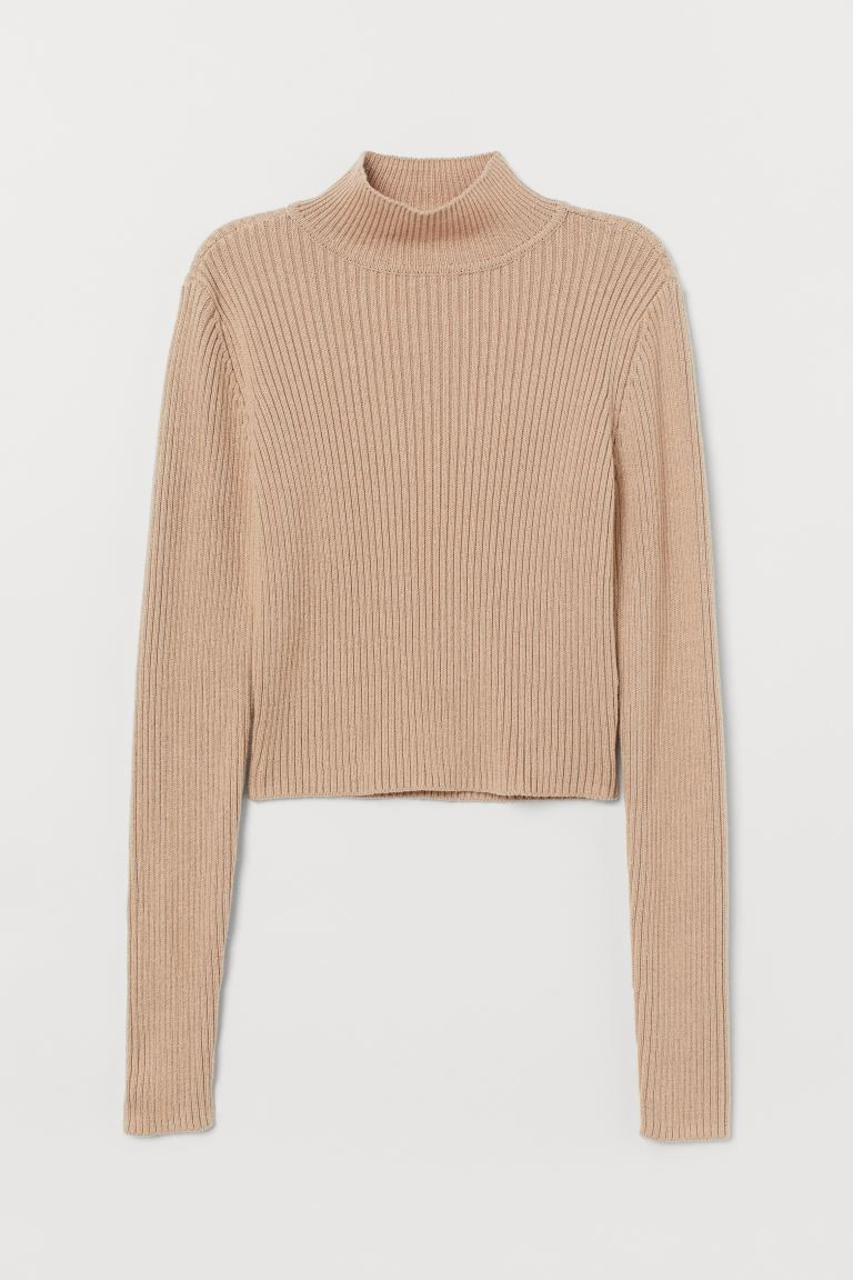 Rib-knit Turtleneck Sweater | H&M (US + CA)
