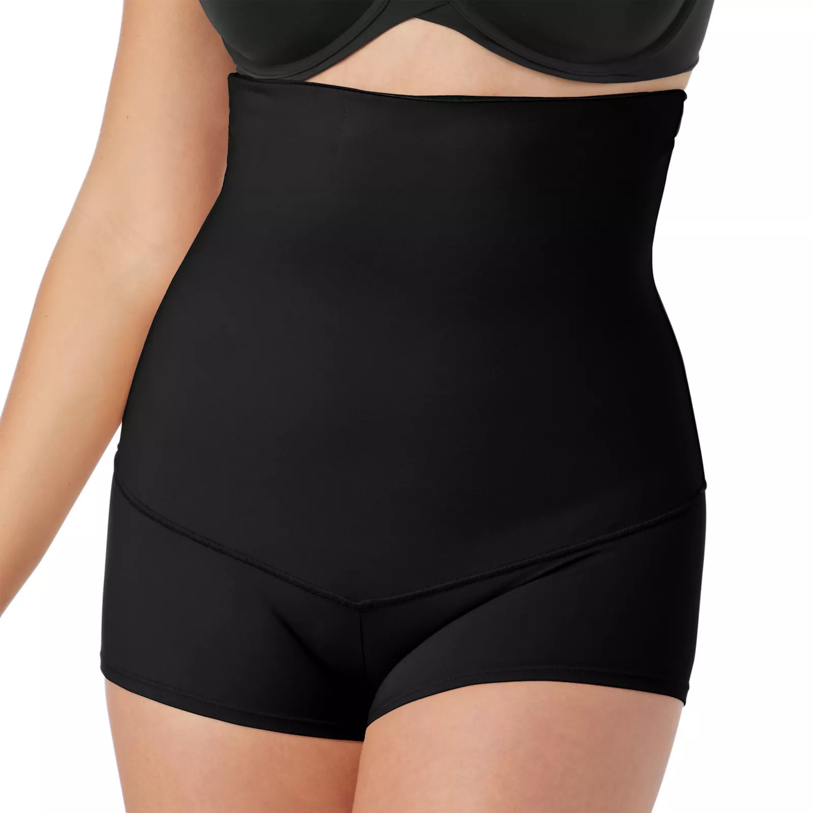 Maidenform Shapewear Firm-Control High-Waist Boyshort 2107 - Women's, Size: XXL, Black | Kohl's