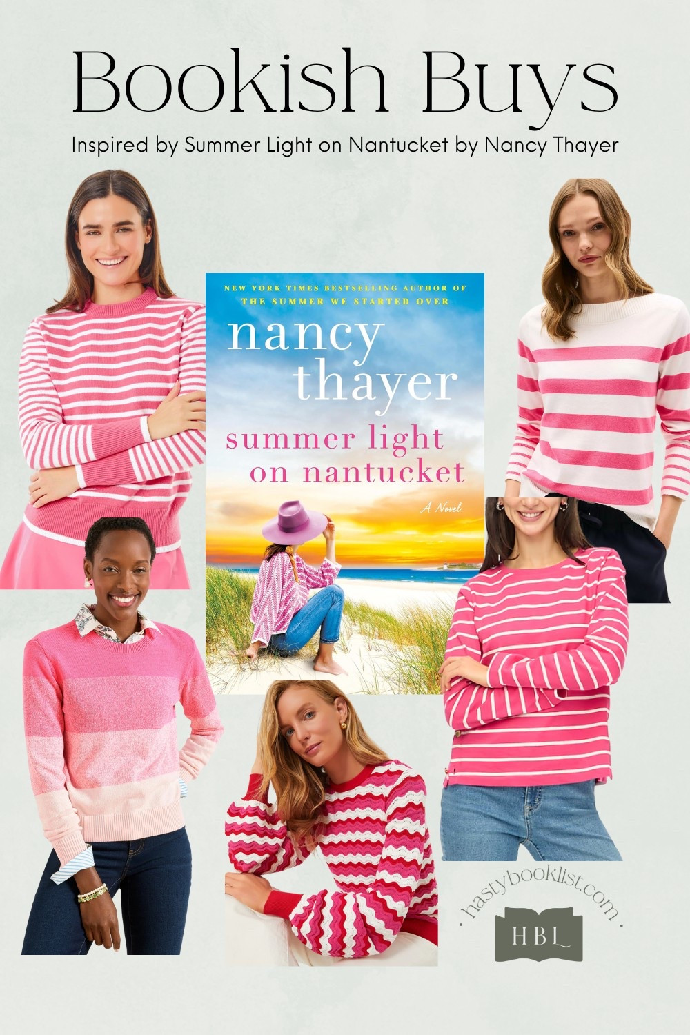 Wearing a pink and white striped sweater inspired by Blythe Benedict, the main character in Summer Light on Nantucket by Nancy Thayer, just might be the cozy, confident reminder you need that you are the main character in your own beautifully complicated life.

#LTKStyleTip #LTKTravel #LTKWorkwear