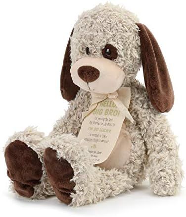 Amazon.com: DEMDACO Big Brother Puppy Soft Brown 13 inch Plush Material Stuffed Animal Figure Toy... | Amazon (US)