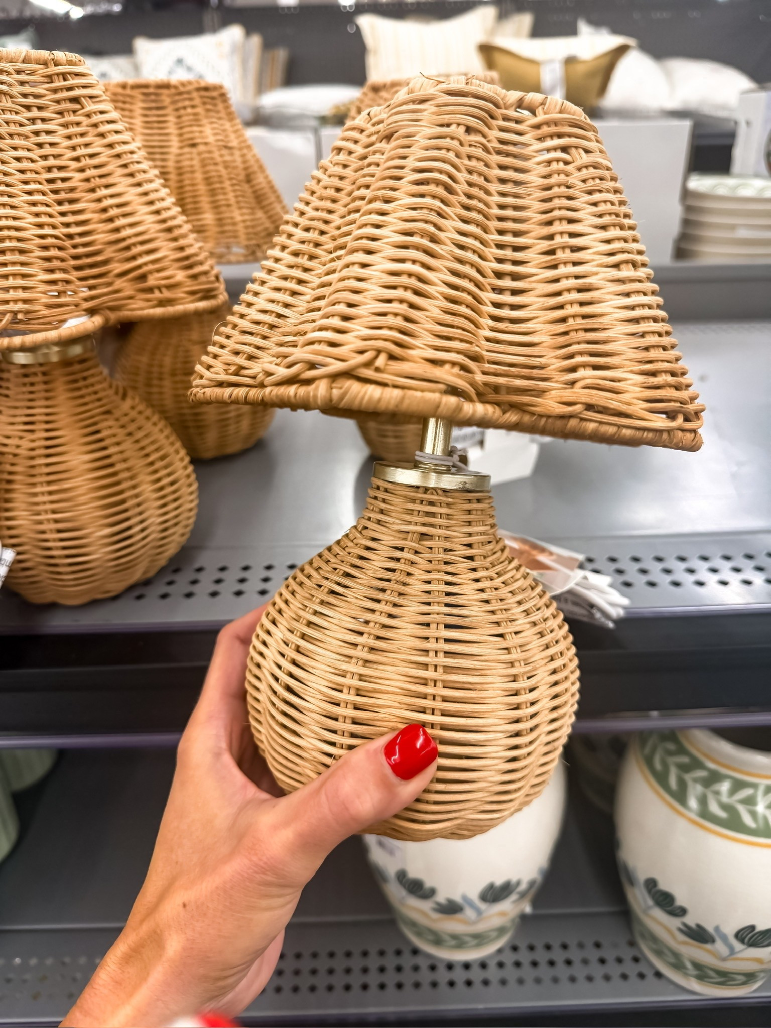 This woven rattan lamp looks so much more expensive than it is. The natural texture adds the perfect coastal, organic touch to shelves, consoles, nightstands, or built ins and instantly makes a space feel warm and collected.

coastal home decor, woven lamp, rattan lighting, organic modern decor, coastal grandmother style, neutral home decor, textured lighting, shelf styling, entryway decor, living room decor, home decorating ideas, affordable home finds, themominstyle

#LTKHome #LTKSeasonal #LTKdayinmylife