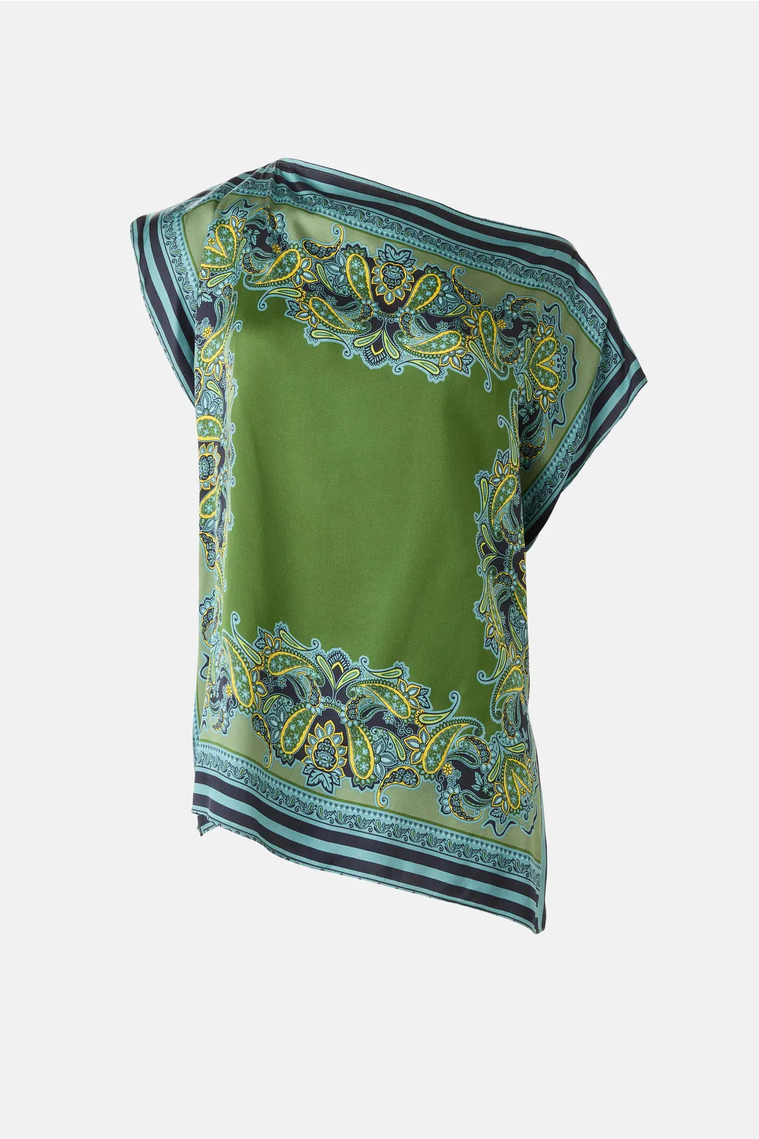 Lani Printed Asymmetrical Top | Rent the Runway