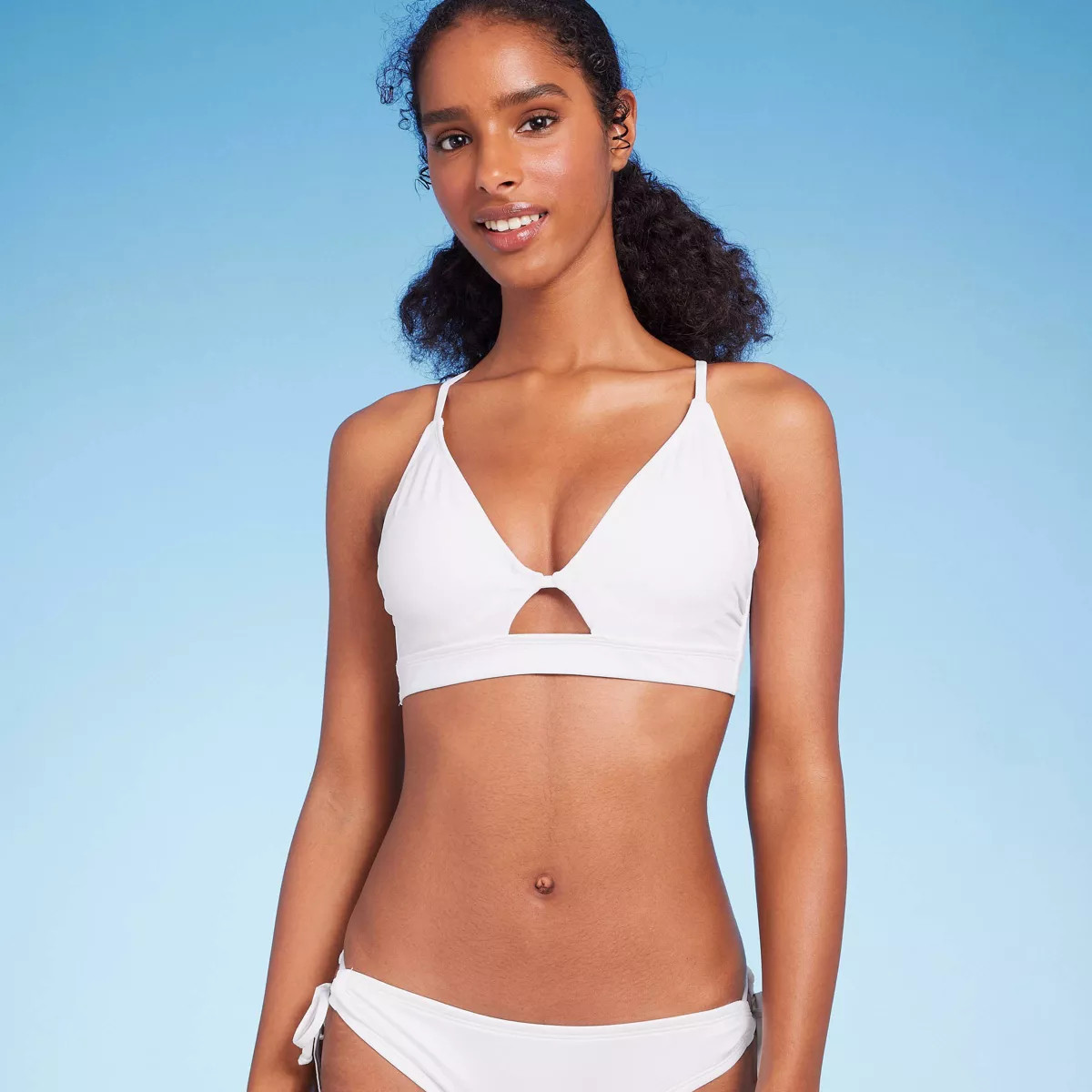 Women's Longline Keyhole Underwire Bikini Top - Shade & Shore™ | Target