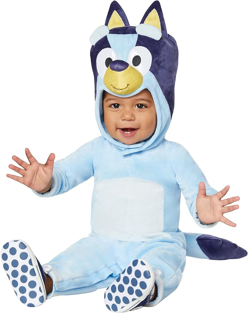 Spirit Halloween Bluey Baby Bluey Costume | Officially Licensed | Group Costume | One Piece Outfi... | Amazon (US)