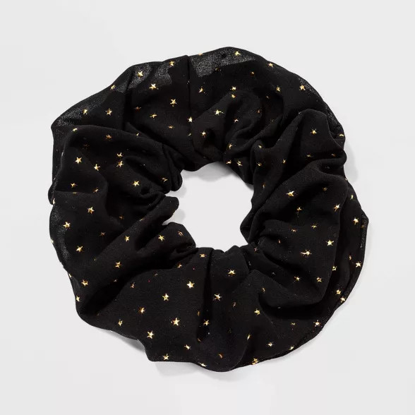 Star Embossed Chiffon Jumbo Twister - Wild Fable™ Black | Target