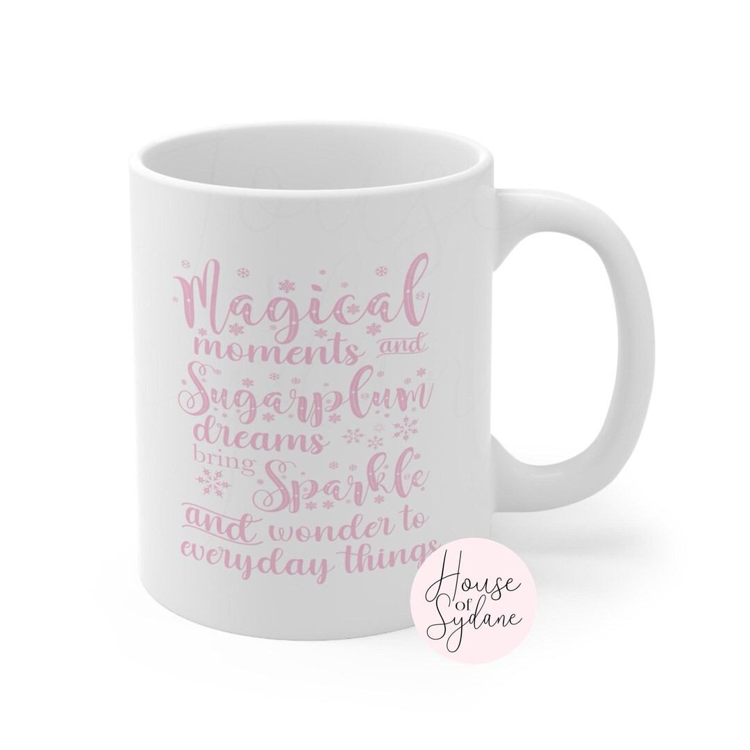 MAGICAL CHRISTMAS MUG\\Pink Christmas\Hot Chocolate Bar\Xmas Eve Box Gift\Nutcracker\Gifts for Ki... | Etsy (US)