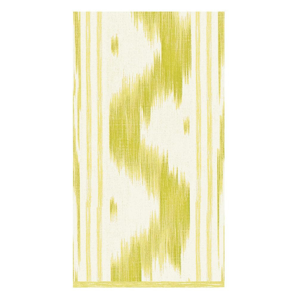 Caspari Toile De Nantes Yellow Paper Linen Guest Towel Napkins - 12 Guest Towel Napkins per Pack | Amazon (US)