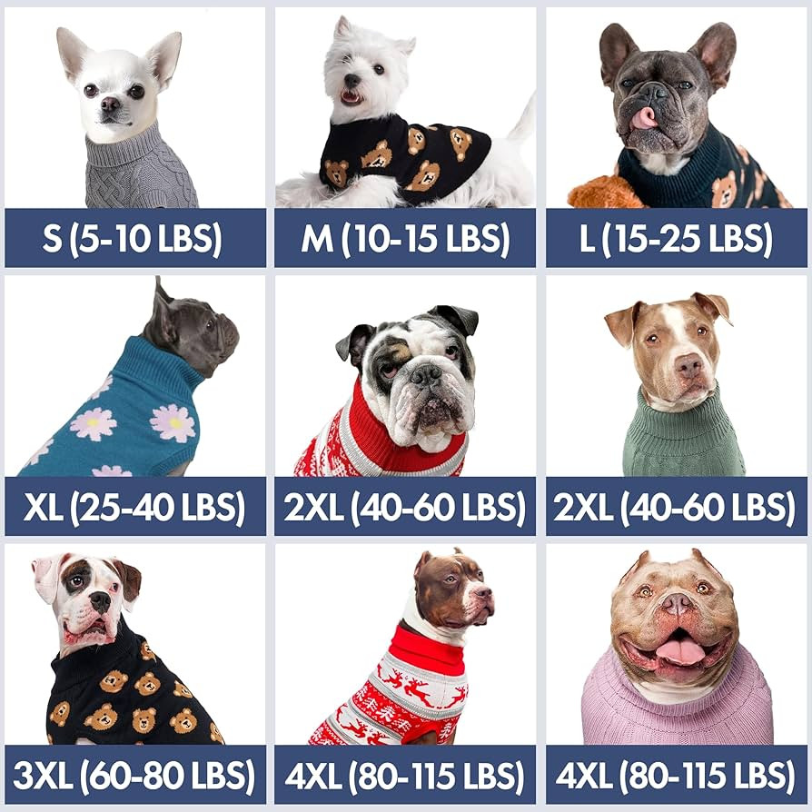 Spark Paws Christmas Dog Sweater – Ultra Soft Holiday Knit Sweater for Small, Medium & Large Do... | Amazon (US)