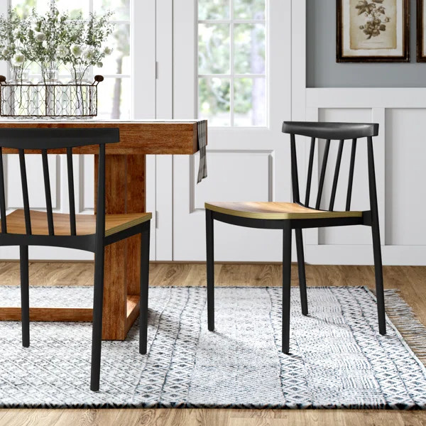 Libertyville Slat Back Stacking Side Chair | Wayfair North America