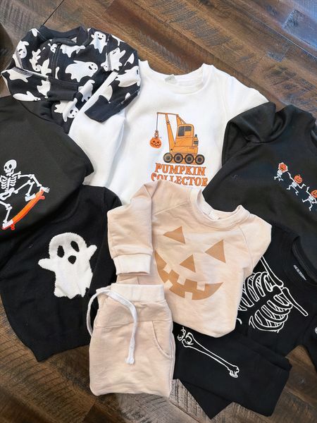October outfits 👻

•Halloween outfits, kids clothing, baby ootd, shein finds, amazon finds, baby Halloween pajamas, old Navy, Hanna Andersson, fall outfits, ghost sweater, pumpkin collector, skeleton pajamas , ghost pajamas 

#LTKbaby #LTKkids #LTKHalloween
