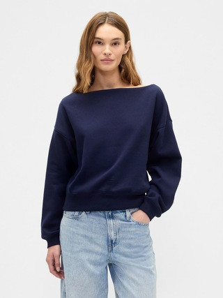 Oversized Boatneck Sweatshirt | Gap Factory