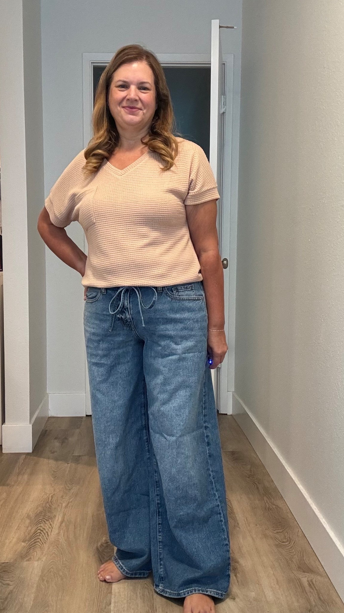 Cute waffle, cream shirt from Amazon and viral wild fable jeans from target

#LTKStyleTip #LTKActive