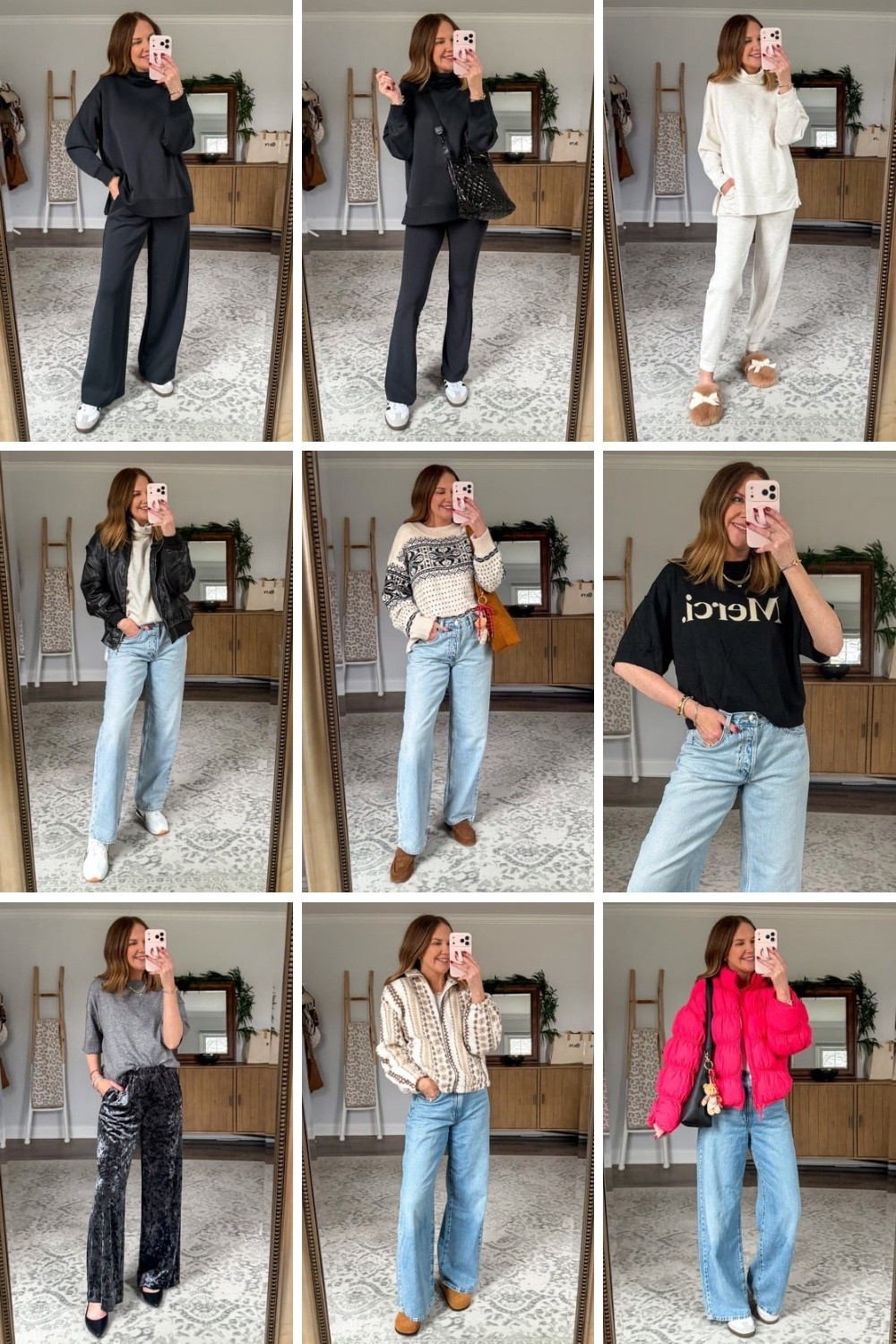 I got distracted and missed some crazy good Target drops! Sets that feel like Varley and Lululemon had a baby in the best way possible, the perfect neutral fair isle sweater, the perfect graphic sweater and velour pants that look like they’re straight from Anthropologie, and the puffer jacket you’re guaranteed to get asked about. Plus our favorite tote has been restocked in this gorgeous camel color.

Casual winter outfit ideas, cute cold weather outfits, mom on the go outfit, errands outfits, mom style, cute and comfy

#LTKootd #LTKSeasonal #LTKOver40