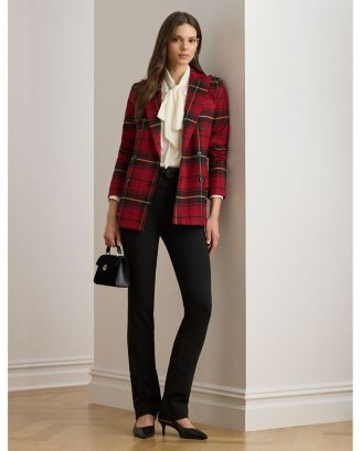 Plaid Double Breasted Wool Blend Blazer | Bloomingdale's (US)