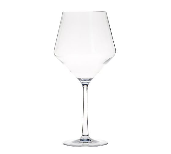 Happy Hour Acrylic Wine Glasses, Set of 4 - Turquoise | Pottery Barn (US)