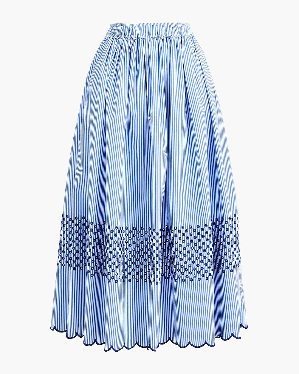 Embroidered midi skirt | J.Crew Factory