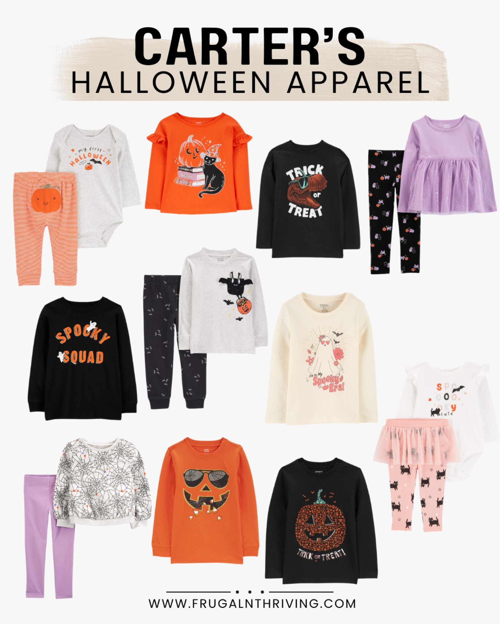 It’s almost spooky season!! Let your kids show off their spook-tacular style with these frighteningly fabulous Halloween-themed digs from Carter’s! 

#LTKFallSale #LTKHalloween #LTKSeasonal