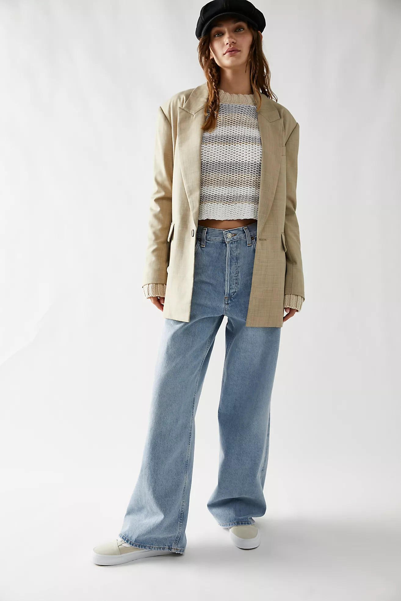 AGOLDE Low-Rise Baggy Jeans | Free People (Global - UK&FR Excluded)