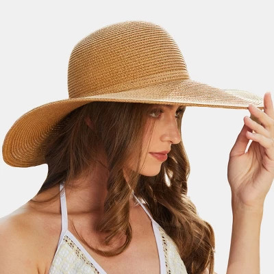 Women's Luxe Retreat Straw Hat - Cupshe-F-Brown | Target