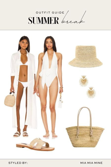 Summer outfit ideas / vacation outfit / travel outfit
Swimsuit coverup
One piece swimsuit
Steve Madden sandals
Mango straw bag
Lack of color straw bucket hat 

#LTKswim #LTKstyletip #LTKtravel