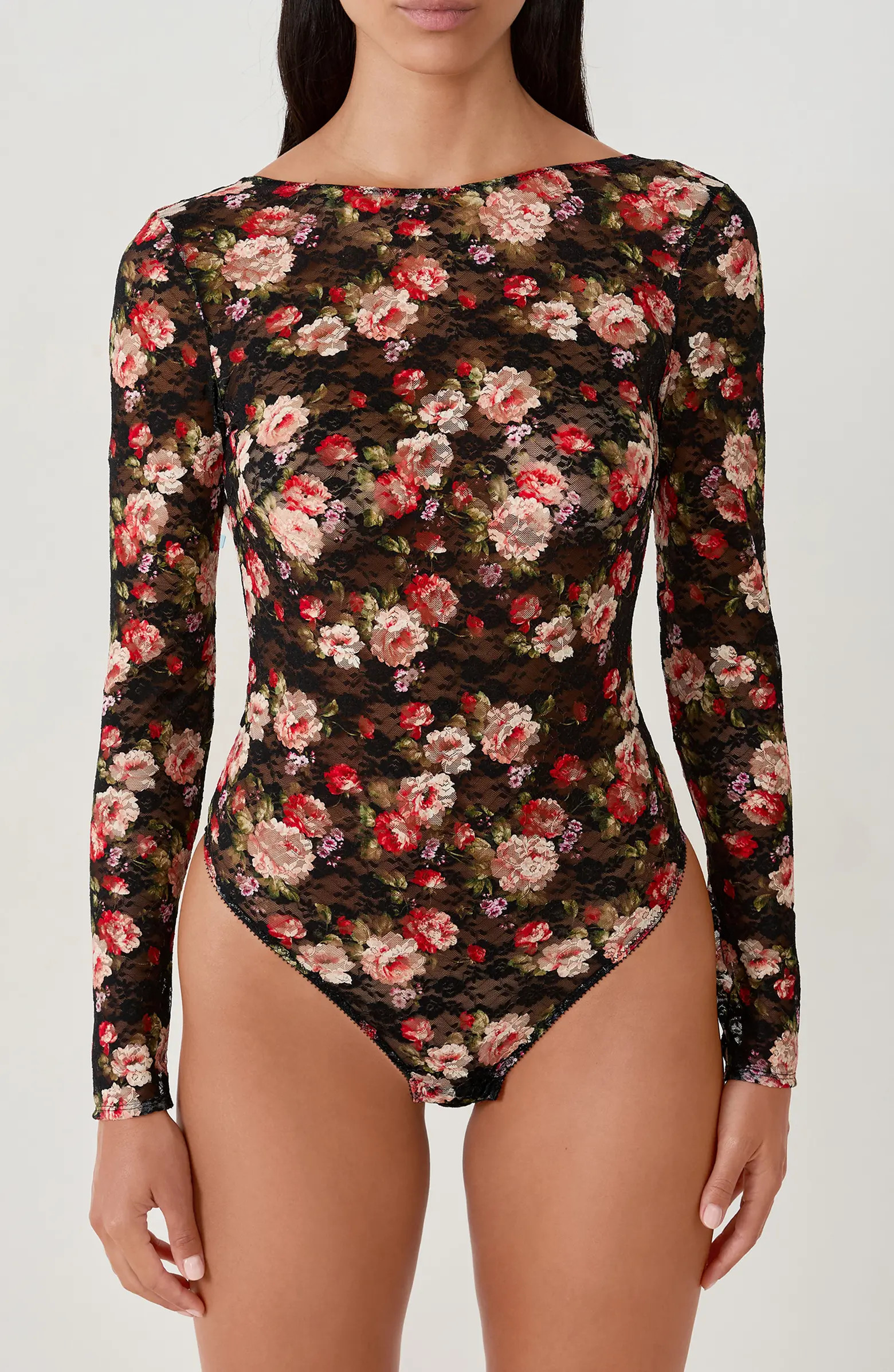 Euphemisme Floral Long Sleeve Bodysuit | Nordstrom