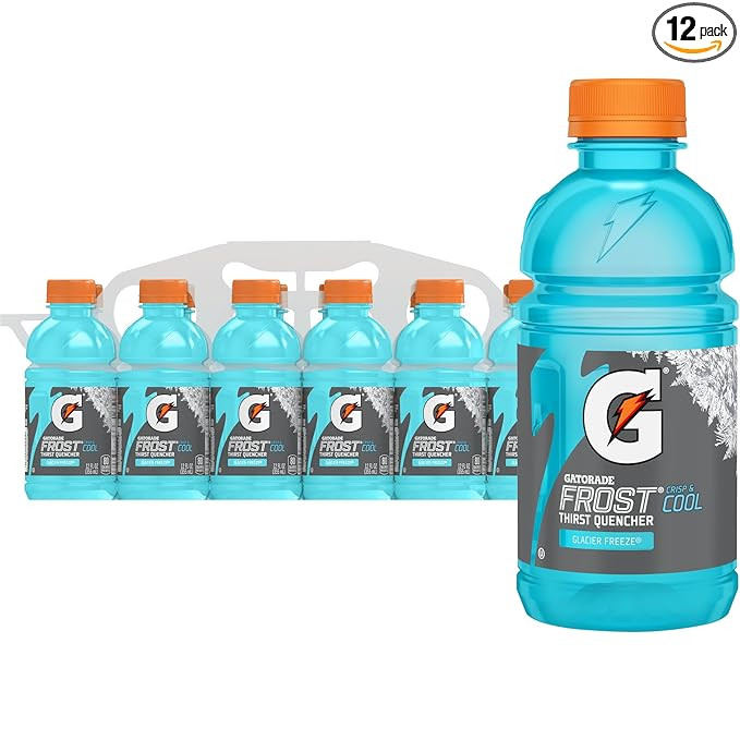 Gatorade Thirst Quencher, Glacier Freeze, 12 Fl Oz (Pack of 12) | Amazon (US)