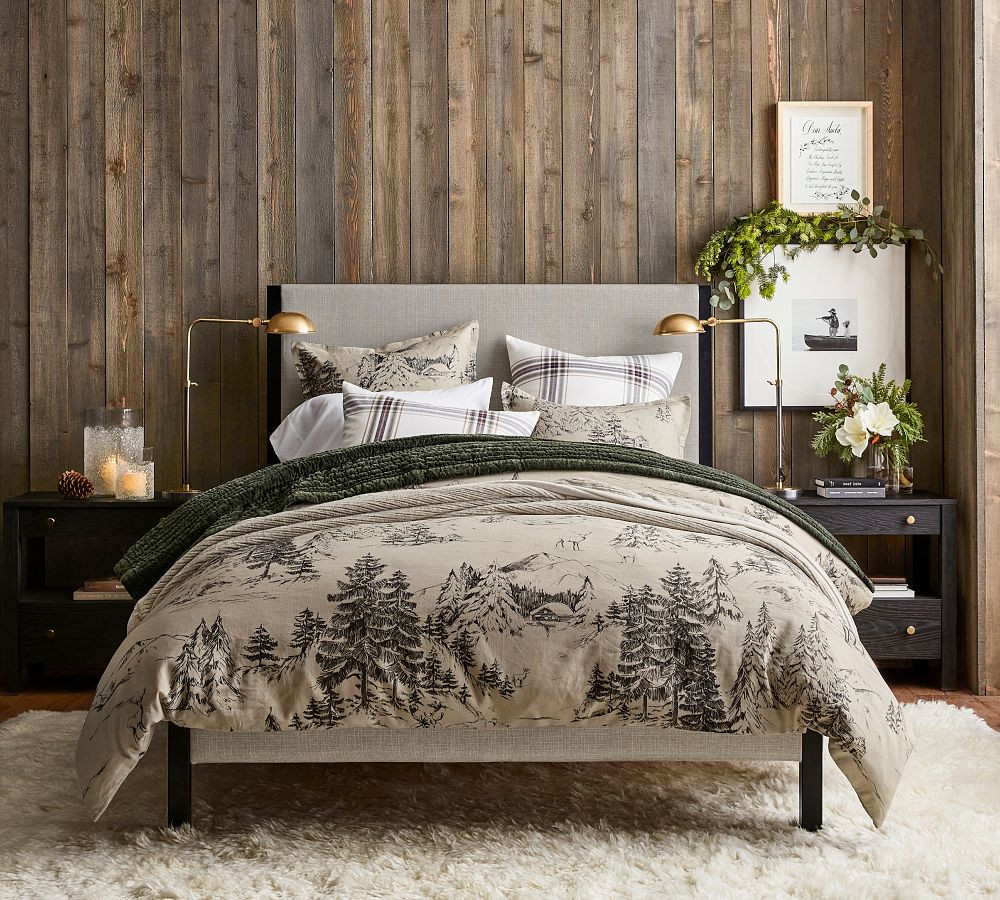 Rustic Forest Duvet Cover | Pottery Barn (US)