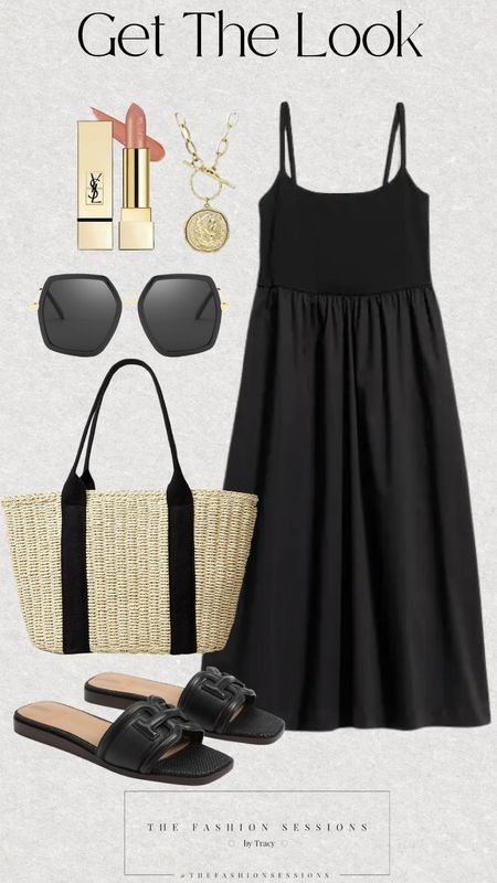 Summer Outfit | Sundress | Black Dress | Casual Look | 

#LTKstyletip #LTKFind #LTKunder100