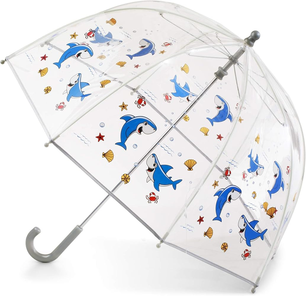 totes Kids Clear Bubble Umbrella with Dome Canopy, Lightweight Design, Wind and Rain Protection U... | Amazon (US)