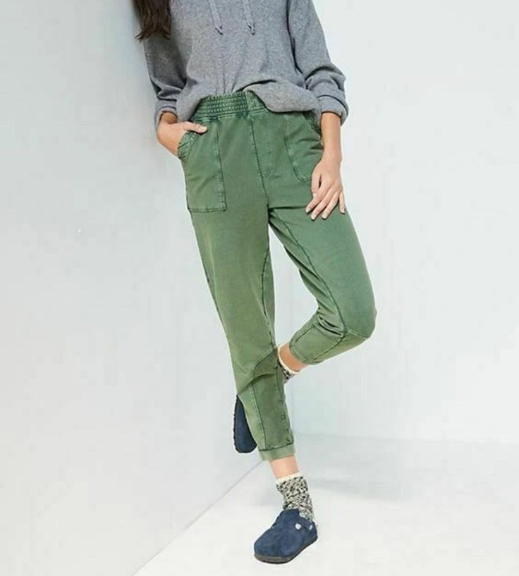 Saturday Sunday Anthropologie Theo Utility Joggers Pants Solid Comfy 1X | eBay US