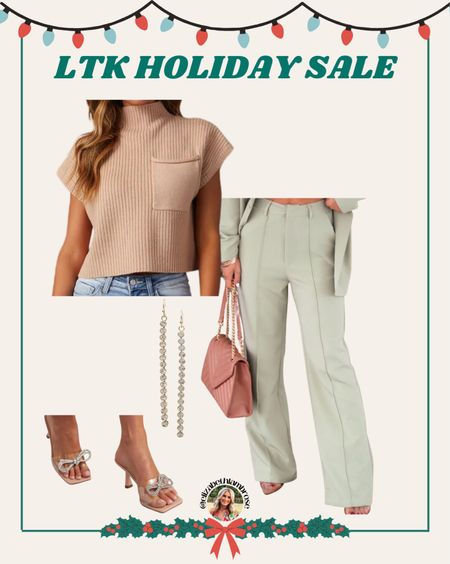 Just a few weeks away from the LTK Holiday Sale!! 
Gonna be posting everything I’m loving from participating brands!! The main ones I’ll be sharing are VICI and elf!! The styled collection, urban outfitters, Madewell and Neiwai are also participating but I don’t really shop those!! 
The holiday sale is November 9-12!! I’ll also make a collection of posts for the Holiday Sale as well!!🤍❤️💚 

#vici #top #sweatertank #tank #sweater  #fall #style #bottoms #workpant #pants #booties #workwear  

#LTKsalealert #LTKworkwear #LTKHolidaySale