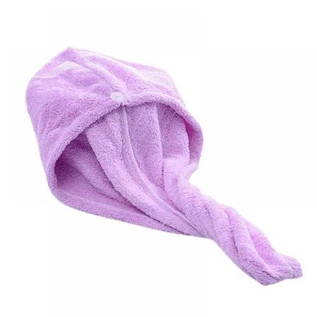 Quick Dry Twist Hair Turban Towel Microfiber Hair Wraps Bath Towel Cap Hat Spa | Walmart (US)
