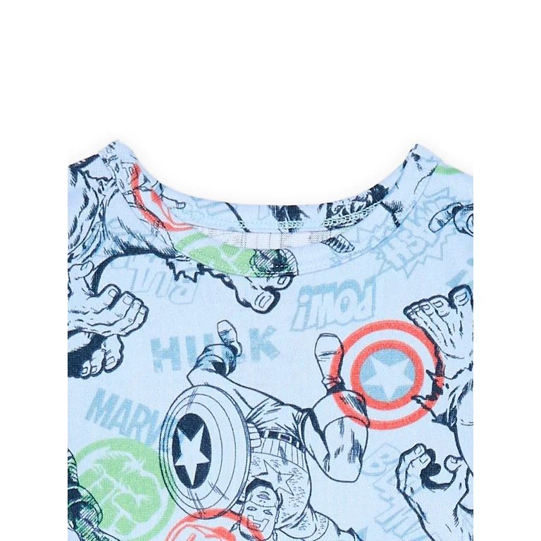 The Avengers Boys Pajama Set, 2-Piece, Sizes 4-10 - Walmart.com | Walmart (US)