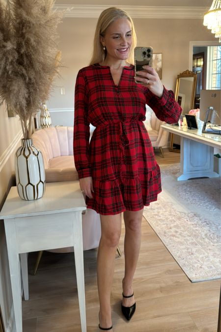 I love this red and black plaid dress for the holidays!! 

Christmas dress, holiday style, holiday dress, Christmas outfit, Christmas style 

#LTKSeasonal #LTKHoliday #LTKover40