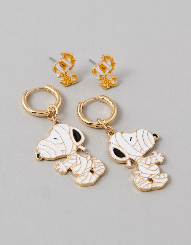 AEO Halloween Snoopy Earrings 2-Pack | American Eagle Outfitters (US & CA)