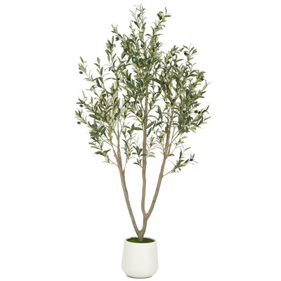 6FT Faux Olive Tree, Artificial Olive Tree, Large Olive Plants, Fake Potted Olive Silk Tree, Natural Olive Branch, Faux Silk Plants | Target