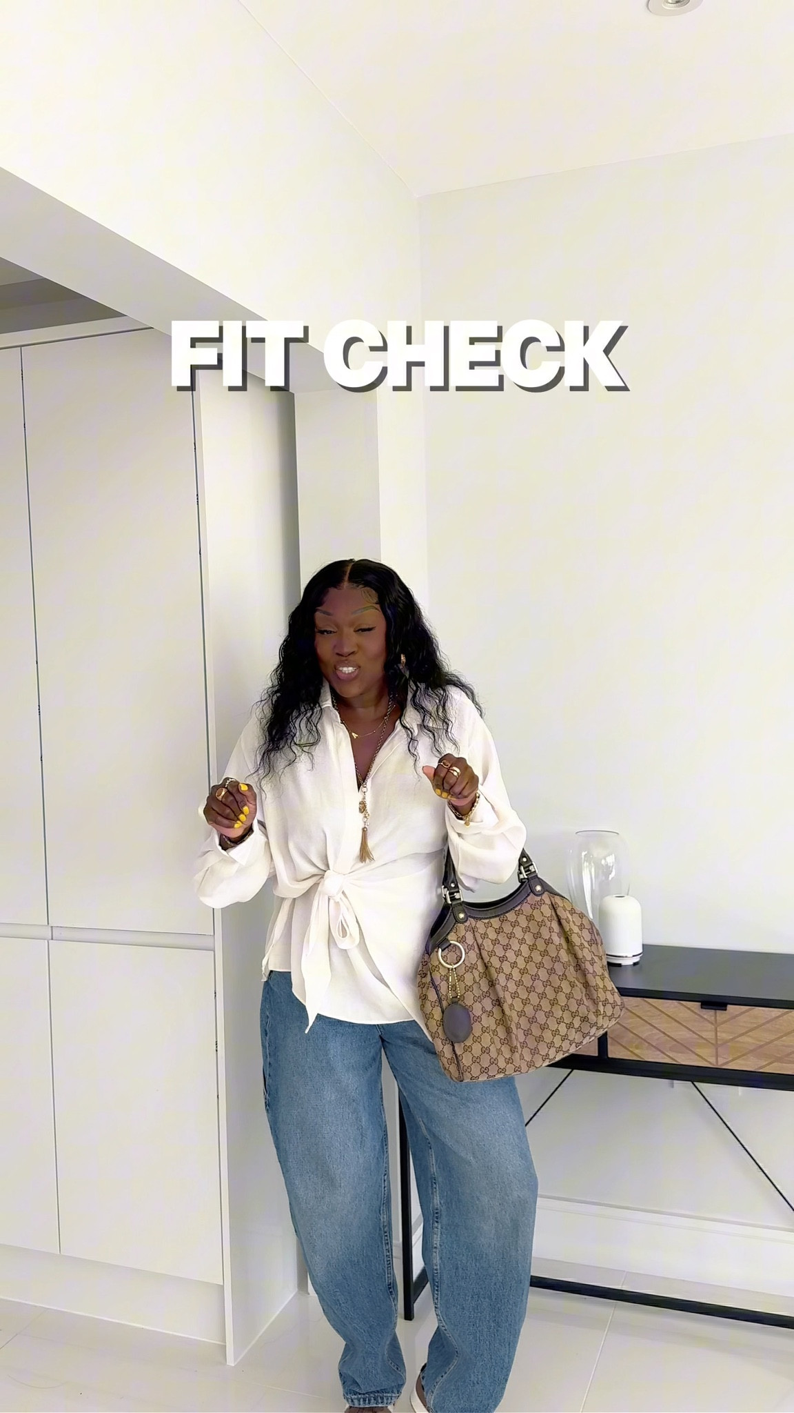 Quick brunch date fit check… 🫶🏾 #ootd 

#LTKuk #LTKjeans #LTKspring