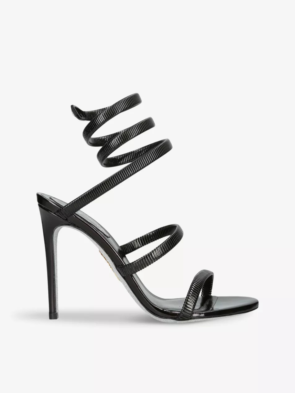 Juniper 105 coiled-strap leather heeled sandals | Selfridges