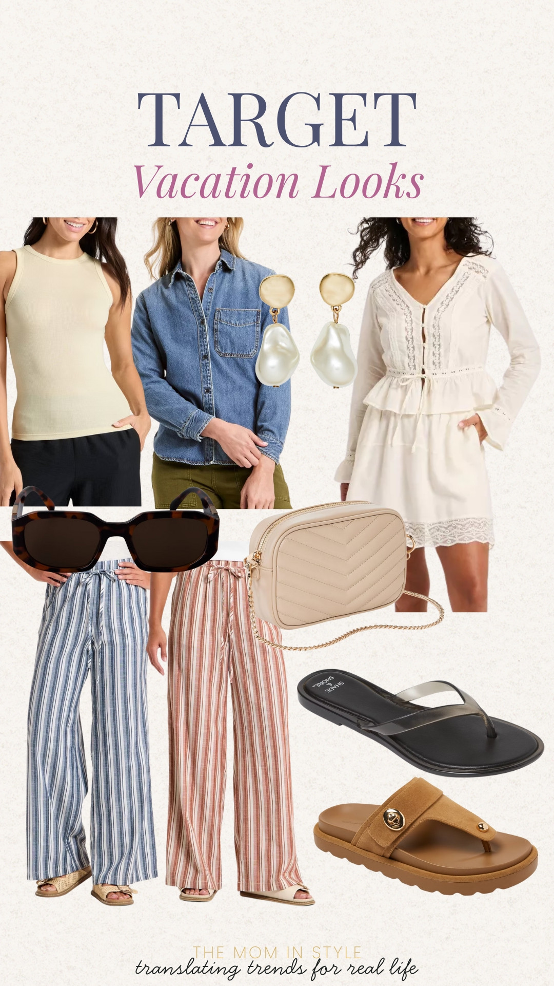 Target new arrivals, linen pants, sandals, spring break, matching set, resort ready, vacation, themominstylee

#LTKOver40 #LTKootd #LTKTravel