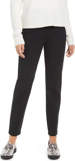High Waist Straight Leg Ponte Pants | Nordstrom