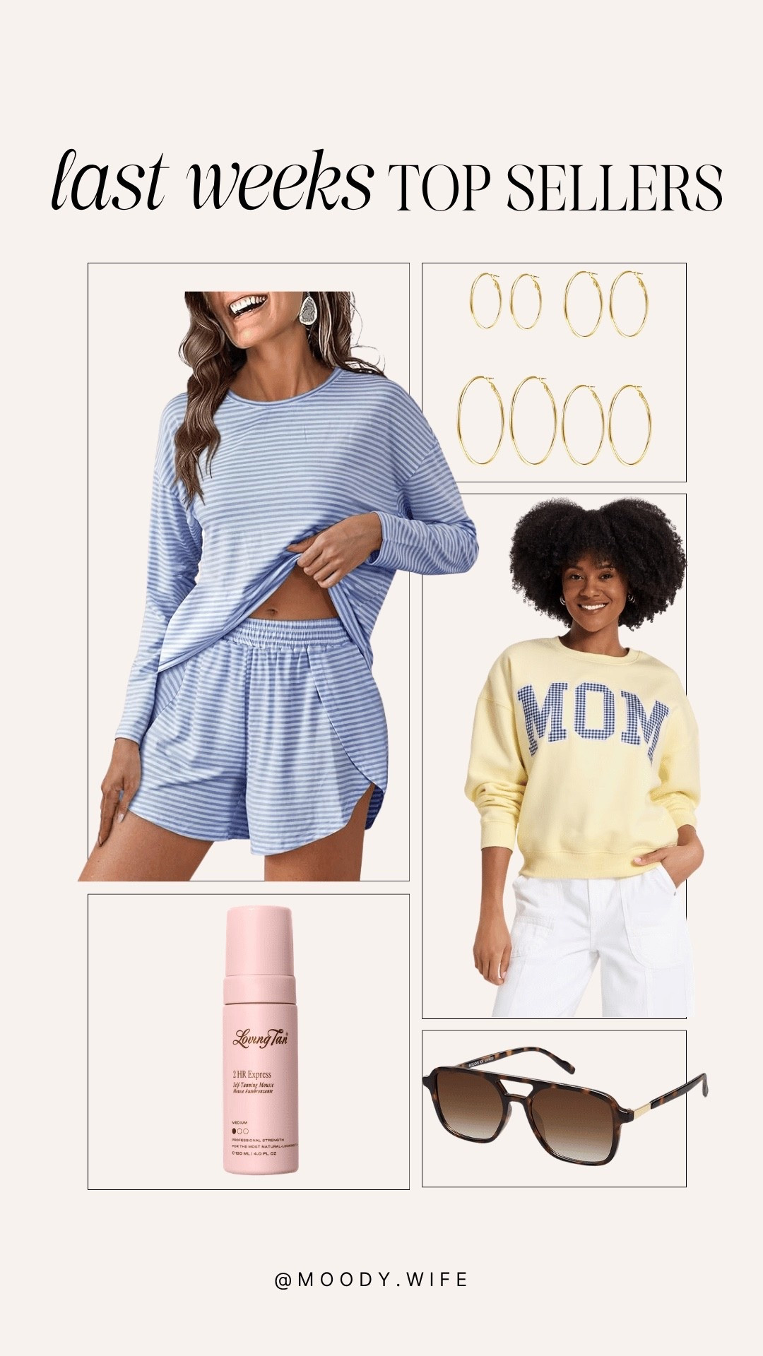 top sellers last week • amazon pajamas, MOM sweatshirt, at home tan, amazon sunglassess

#LTKootd #LTKmomlife #LTKSaleAlert