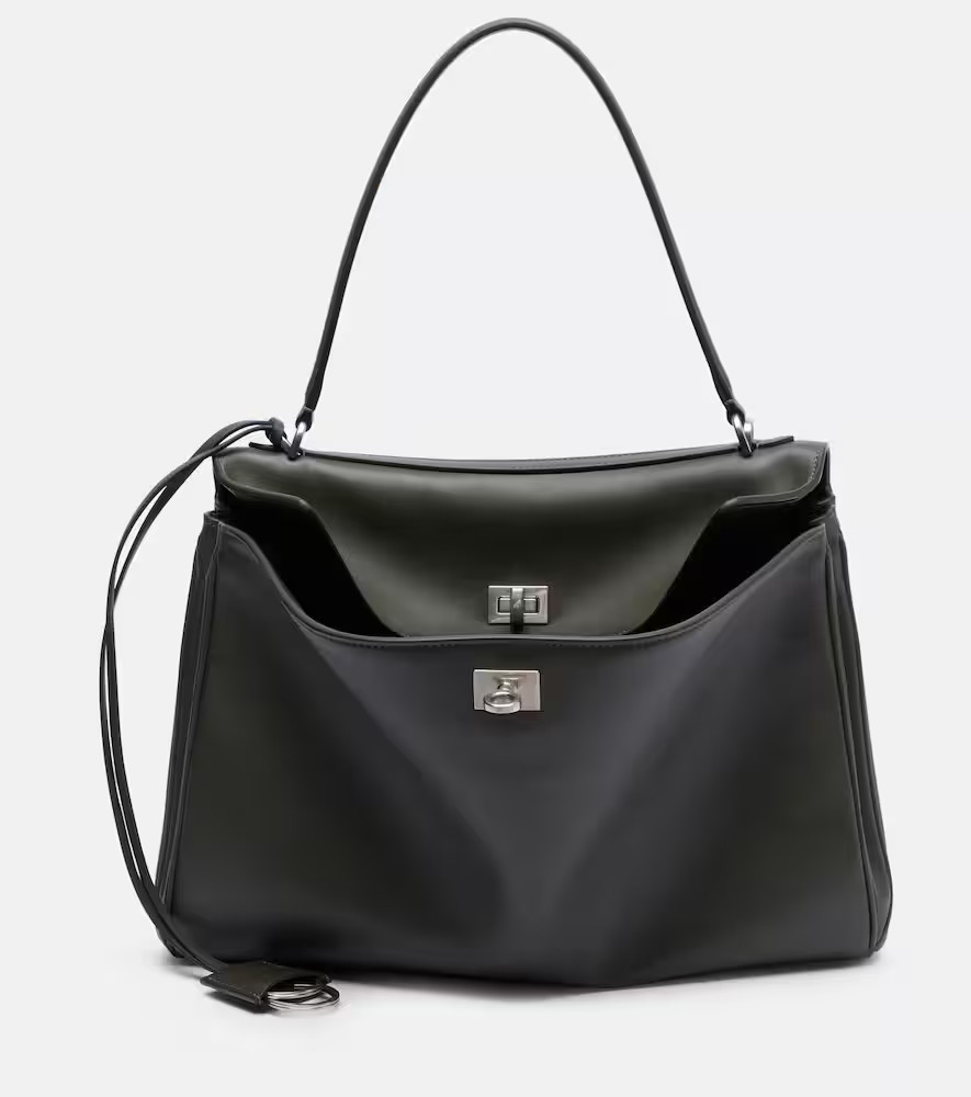 Balenciaga Rodeo Medium leather tote bag | Mytheresa (UK)