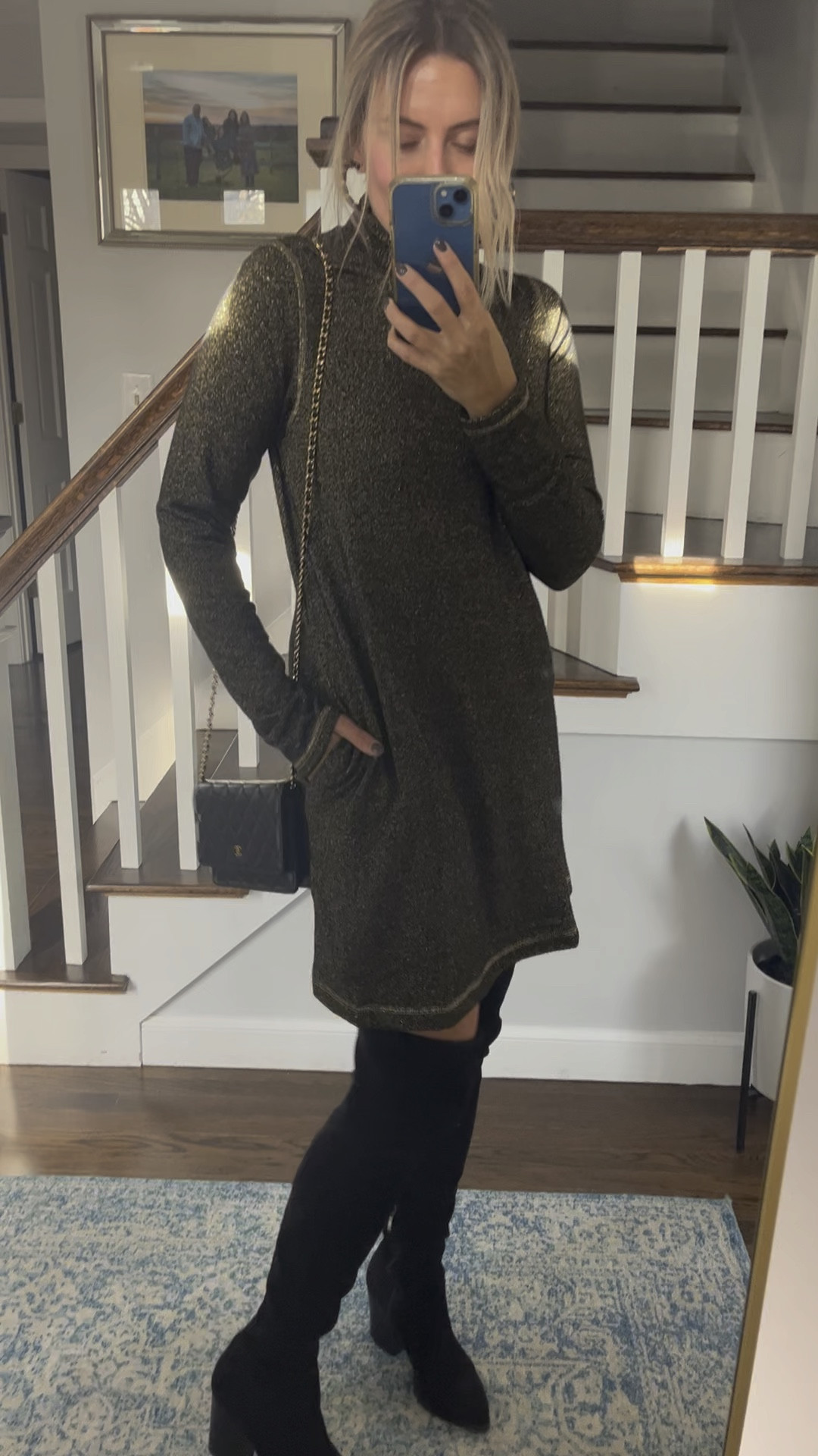 Easy dress with hint of sparkle size small 

#LTKstyletip #LTKHoliday #LTKover40